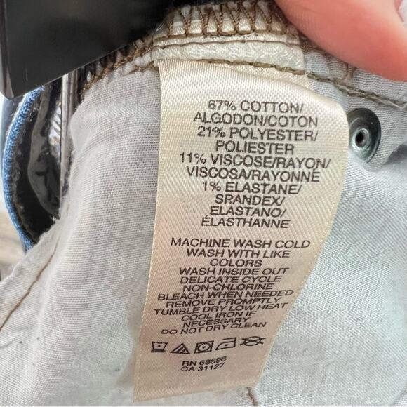 DKNY dark Wash mid rise skinny leg jeans size 32 B177 - Picture 4 of 5